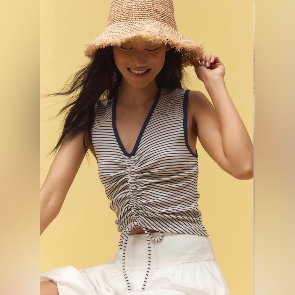 Anthropologie Pilcro NWT Ruched Tank